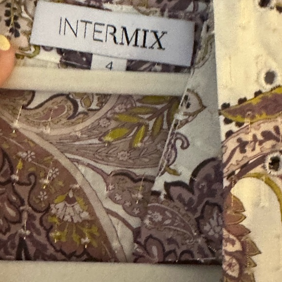 Intermix Lucinda Belted Paisley Mini Dress - Picture 5 of 5